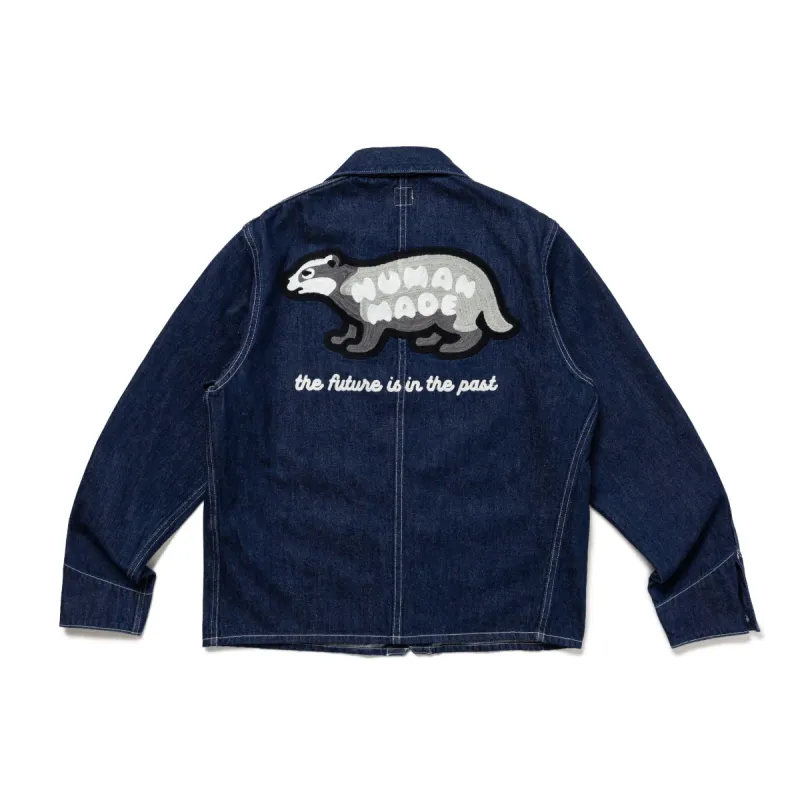 DENIM SHORT COVERALL JACKET made by Human Made