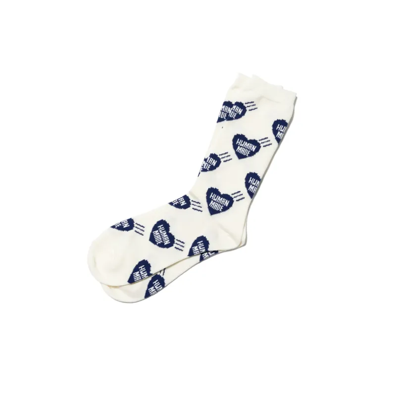 HEART PATTERN SOCKS sold by Human Made