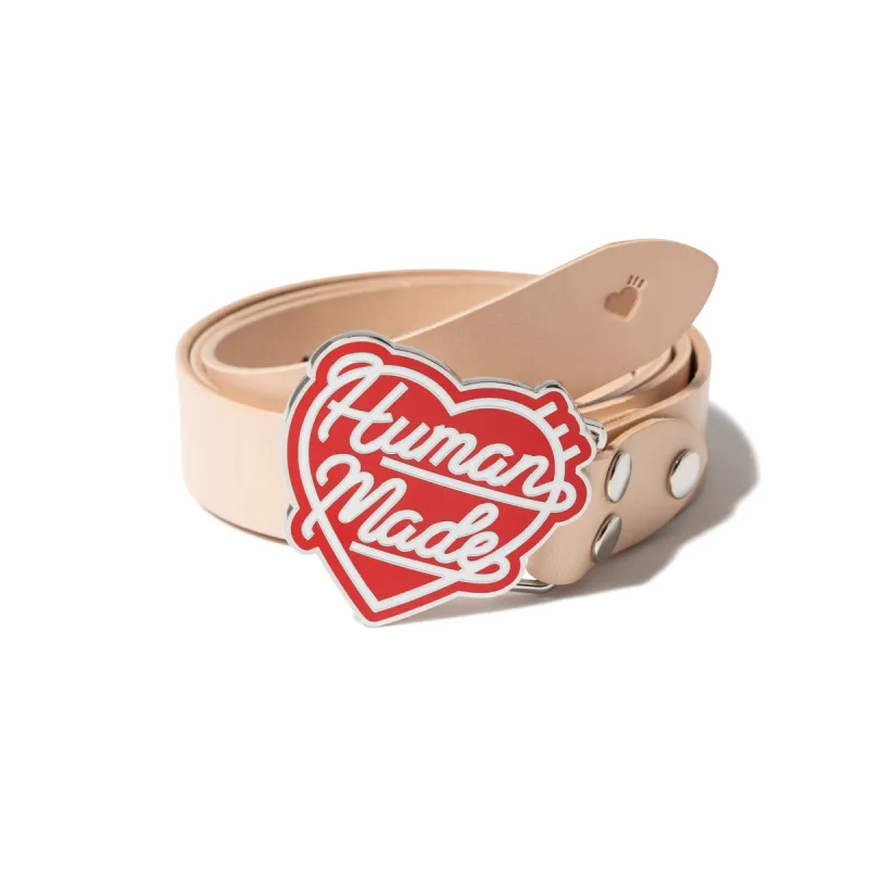 HEART LEATHER BELT sold by Human Made