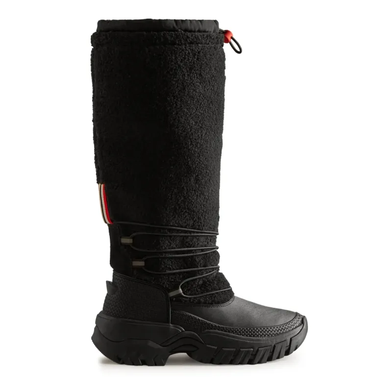 Women's Wanderer Insulated Vegan Shearling Tall Snow Boots sold by Hunter