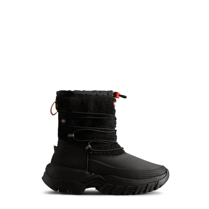 Women's Wanderer Insulated Vegan Shearling Short Snow Boots sold by Hunter