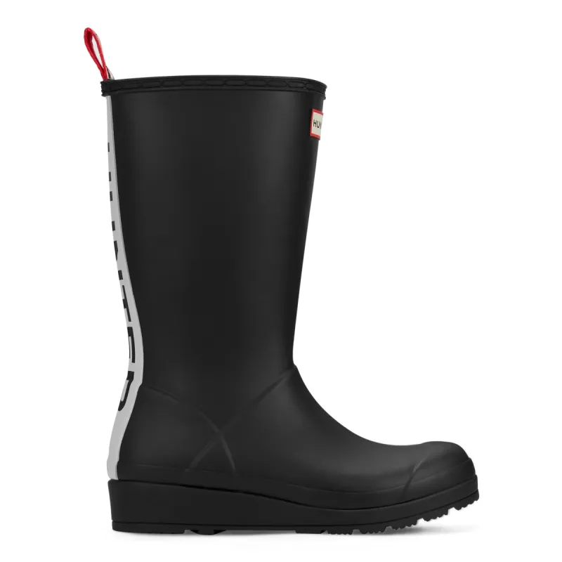 Women's PLAY™ Tall Logo Rain Boots sold by Hunter