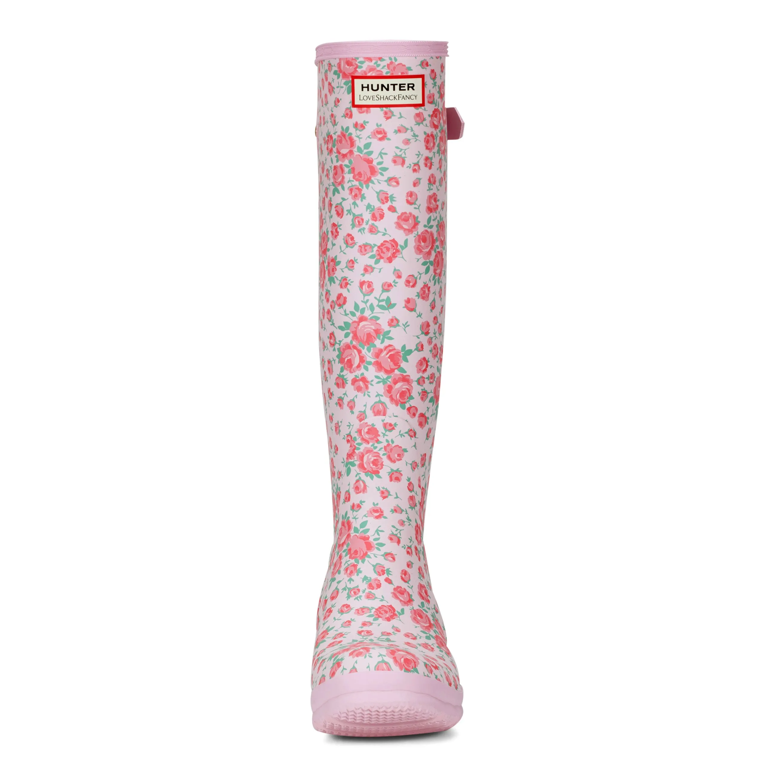 Hunter x LoveShackFancy Women’s Original Back Adjustable Tall Rose Heart Rain Boots sold by Hunter product image thumbnail 5