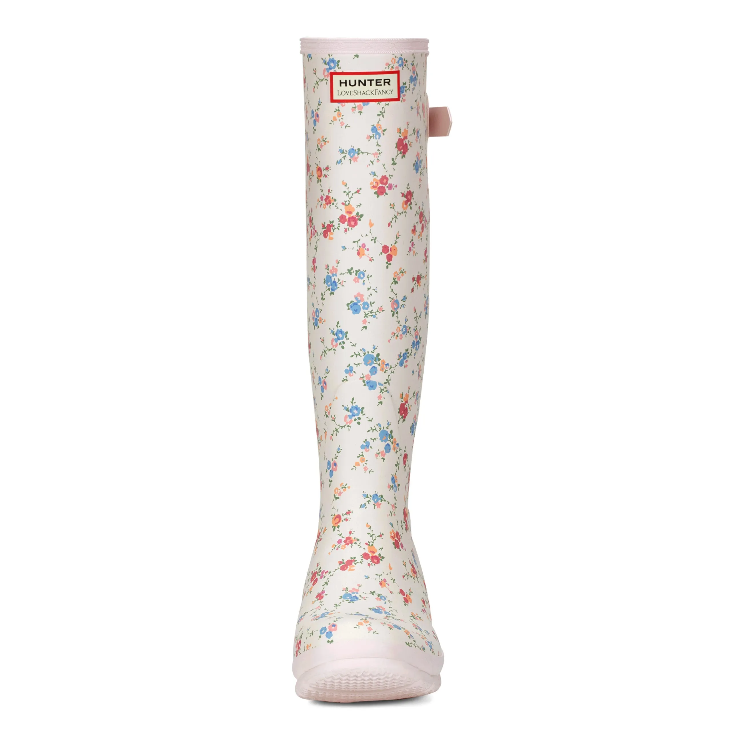 Hunter x LoveShackFancy Women’s Original Back Adjustable Tall Sunrise Patchwork Confetti Bloom Rain Boots sold by Hunter product image thumbnail 5