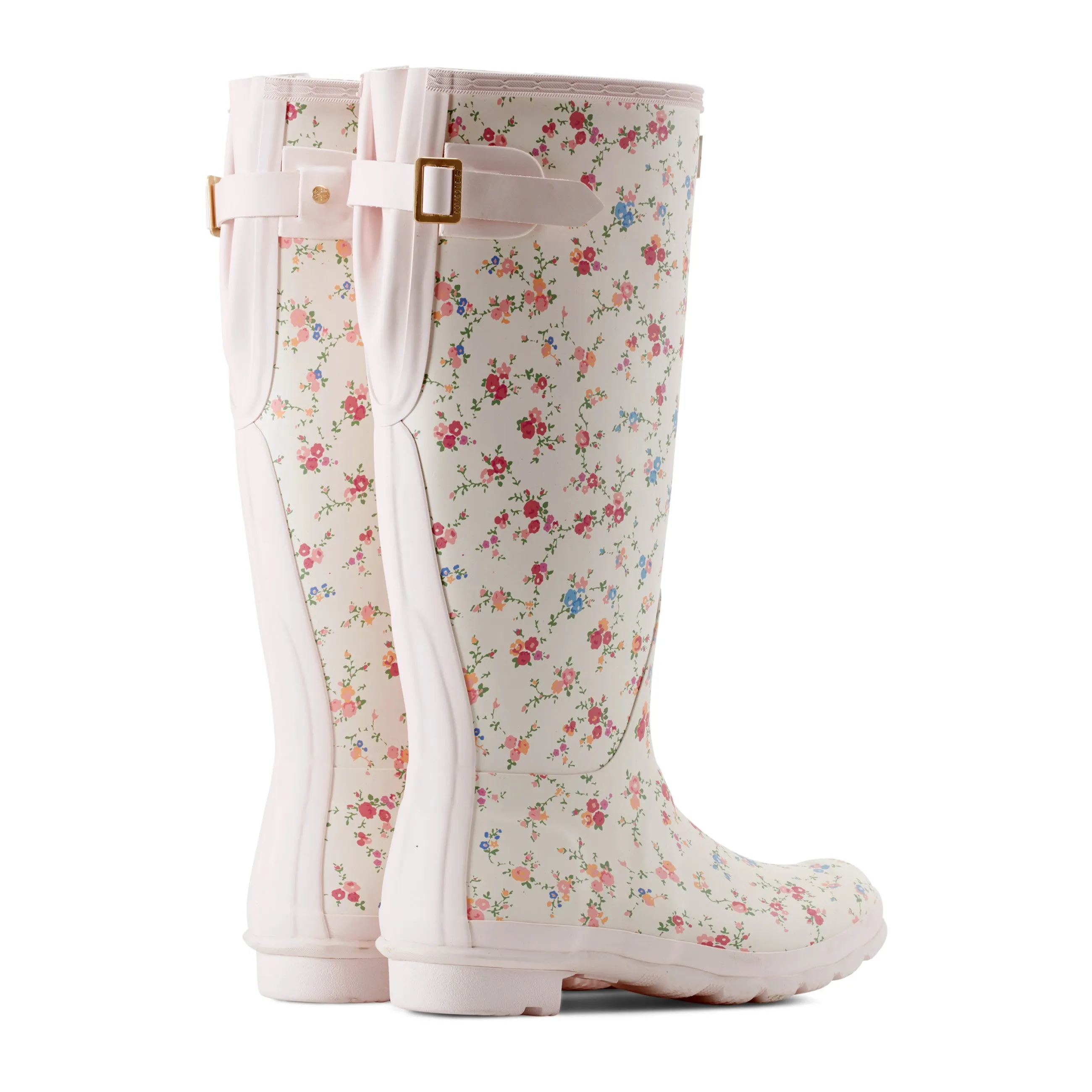 Hunter x LoveShackFancy Women’s Original Back Adjustable Tall Sunrise Patchwork Confetti Bloom Rain Boots sold by Hunter product image thumbnail 3