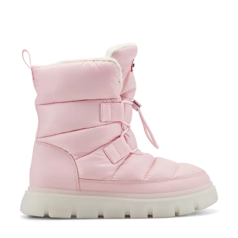 Women's Moon Lug Sole Insulated Waterproof Snow Booties made by Hunter