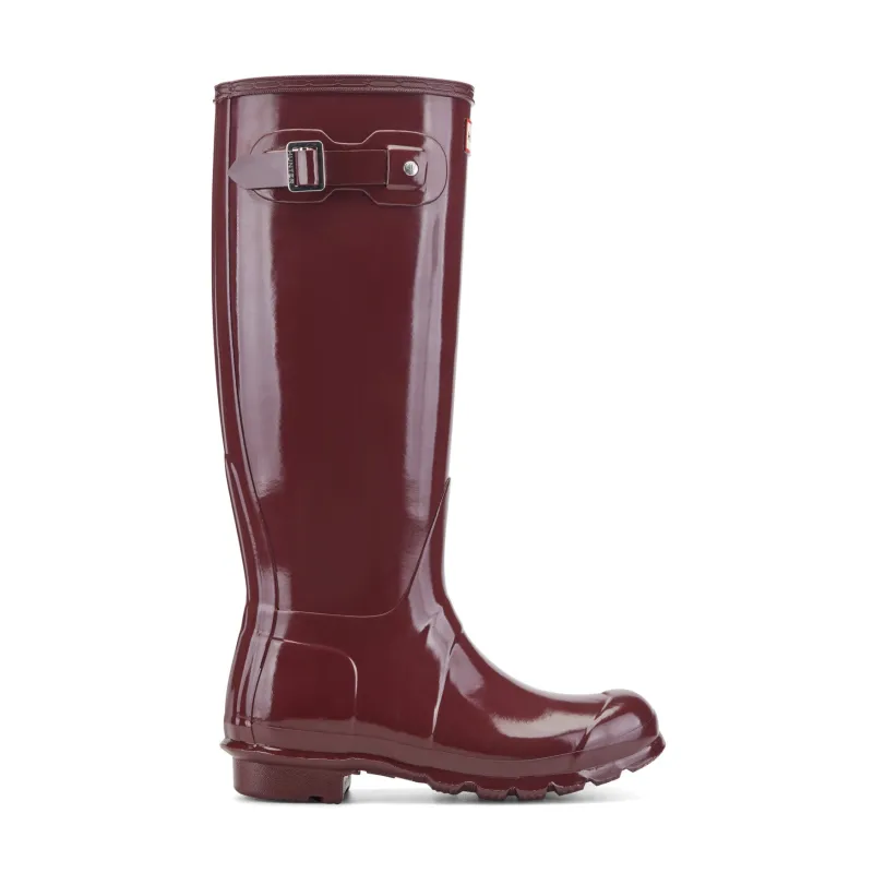 Women's Original Tall Gloss Rain Boots made by Hunter