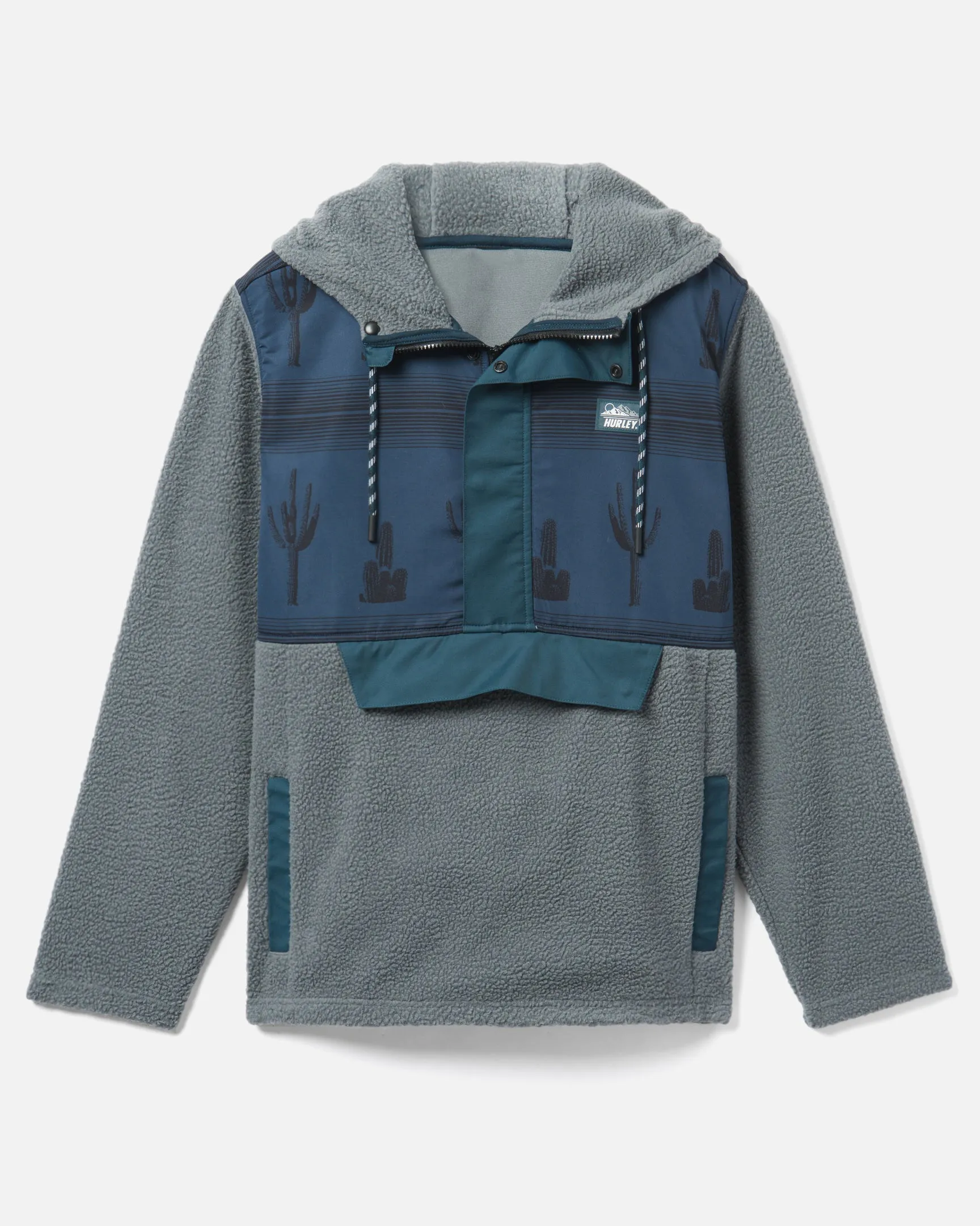 Evergreen Burrrito Anorak Pullover sold by Hurley