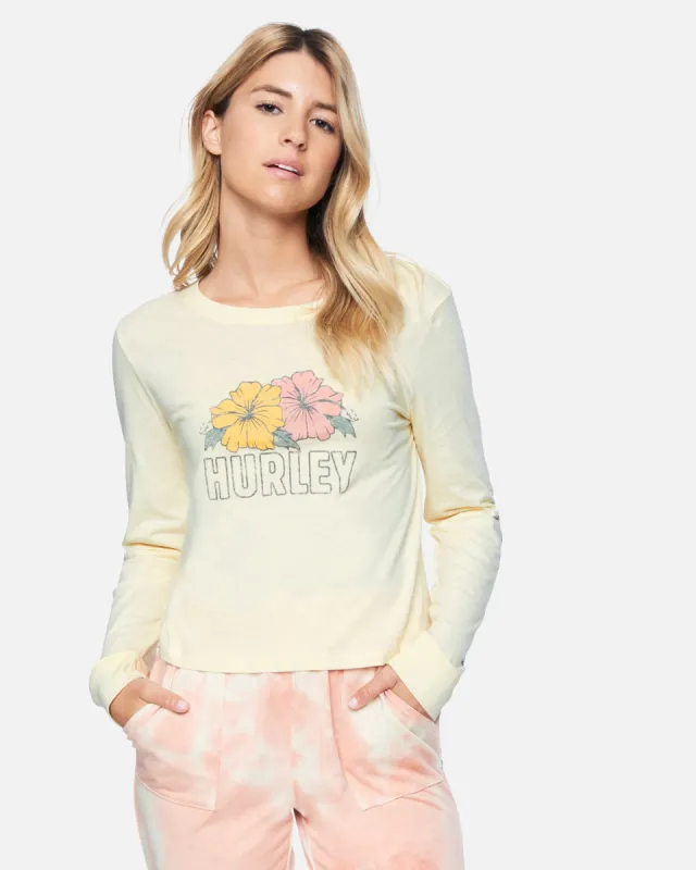 Merie Too Cropped Long Sleeve T-Shirt sold by Hurley