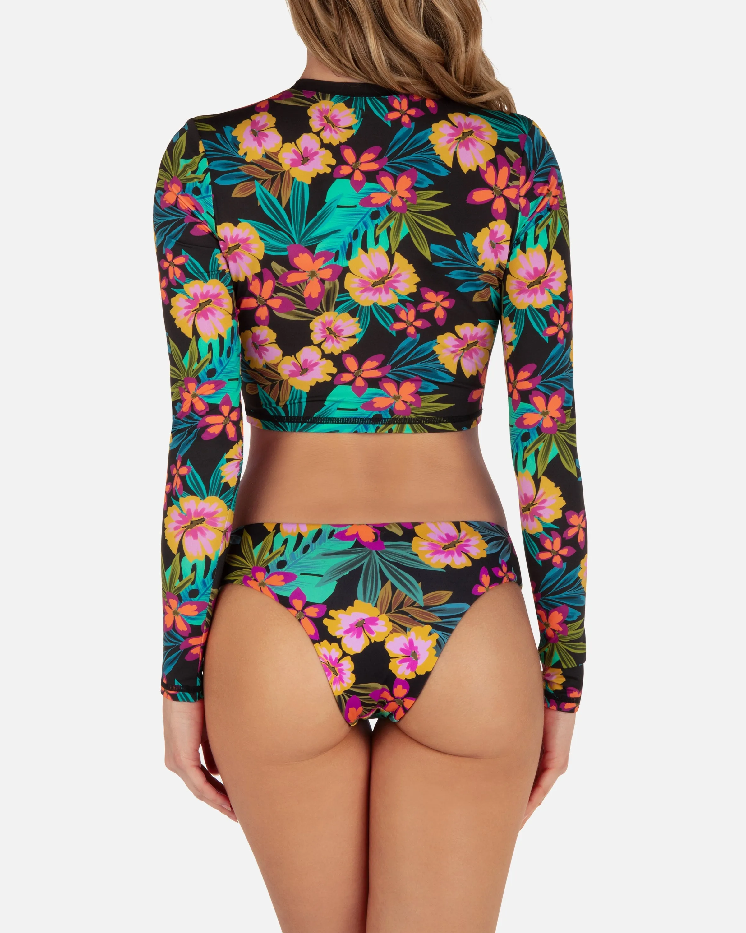 Fiji Fantasy Crop Long Sleeve Rashguard sold by Hurley product image thumbnail 2