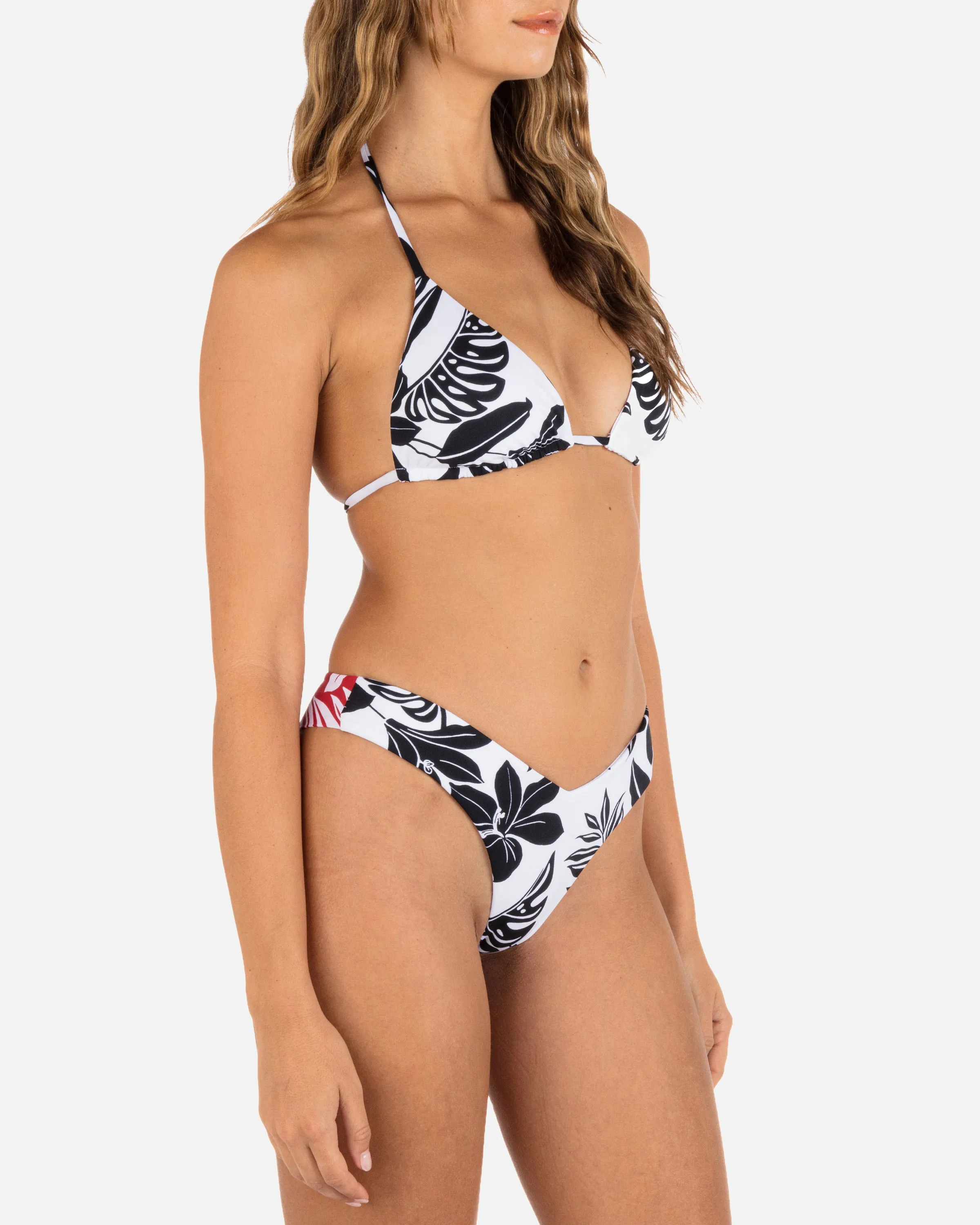 HIBISCUS BLOCK V FRONT SKIMPY BOTTOM sold by Hurley product image thumbnail 5