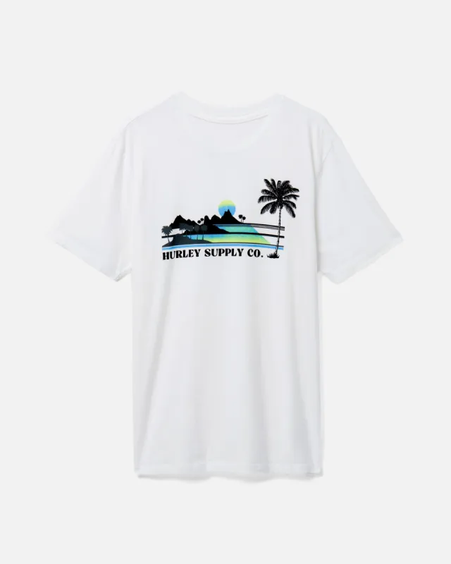 Everyday Washed Horizon Short Sleeve T-Shirt sold by Hurley