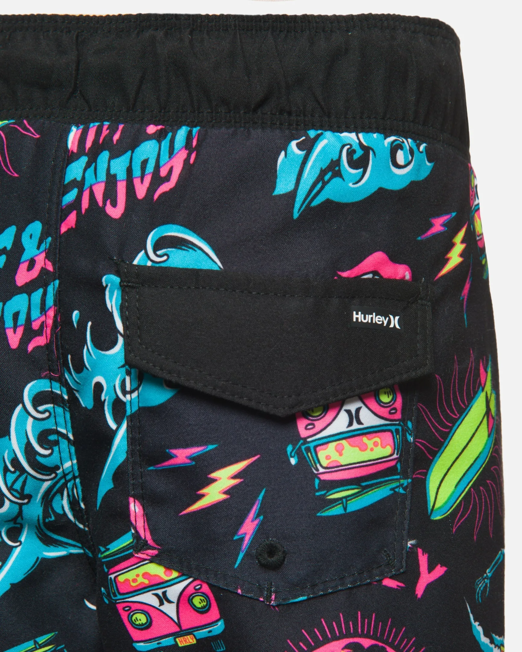Boys' Scribble Pull-On Swim Trunks sold by Hurley product image thumbnail 4