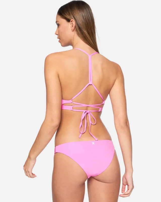 Carissa Moore Collection - Solid Moderate Bikini Bottom sold by Hurley