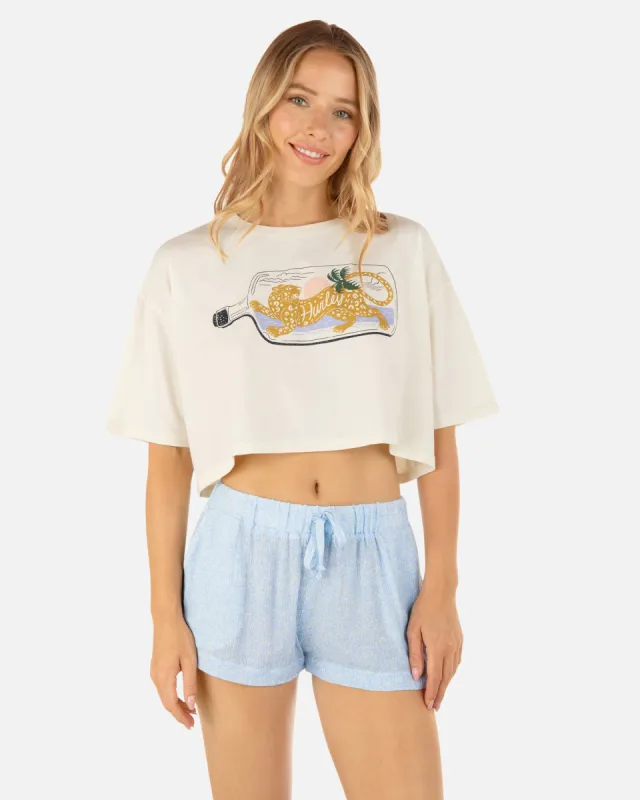 Tropical Spirits Boyfriend Crop Tee sold by Hurley