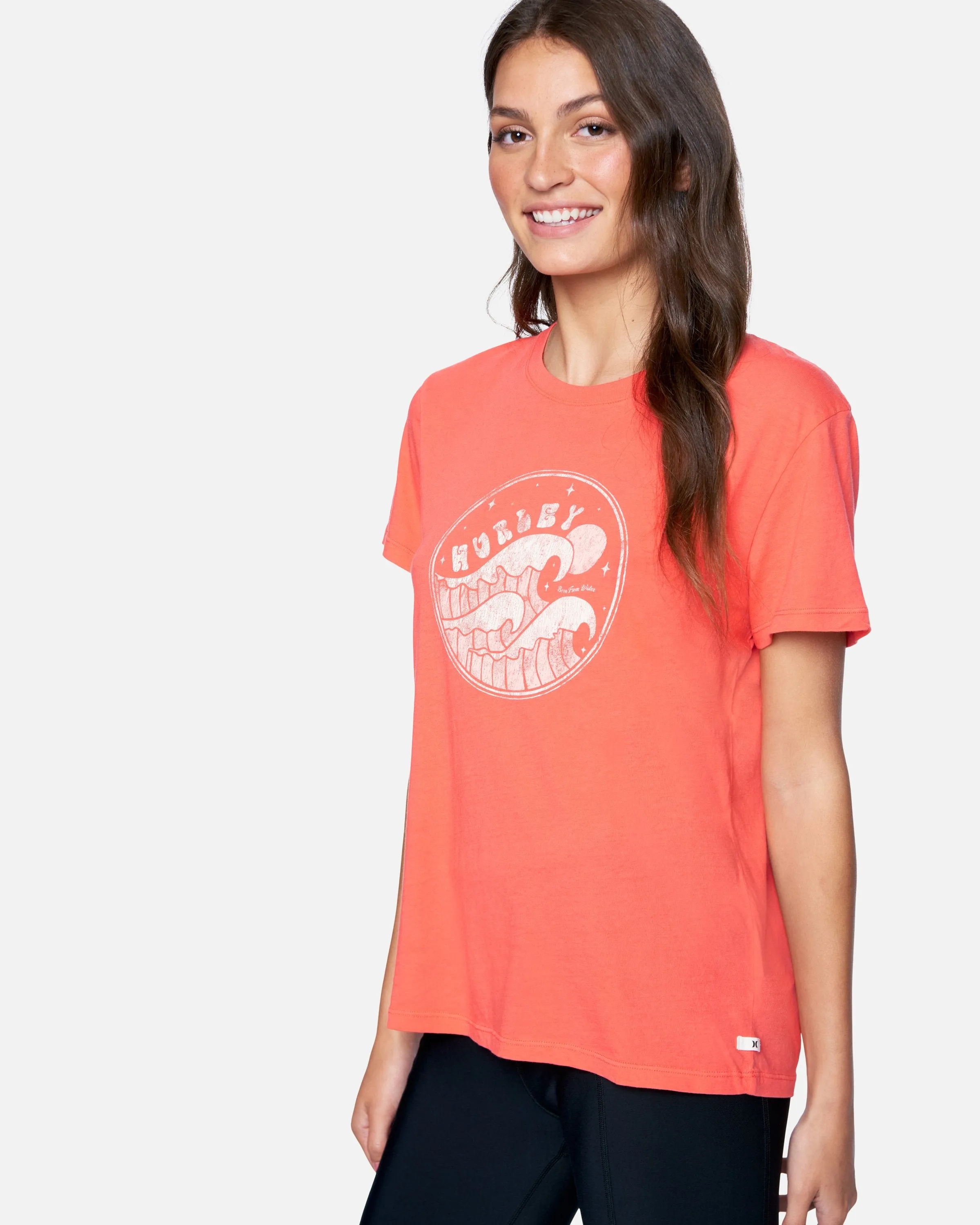 Ocean Dreams Washed Relaxed Girlfriend Tee sold by Hurley product image thumbnail 3