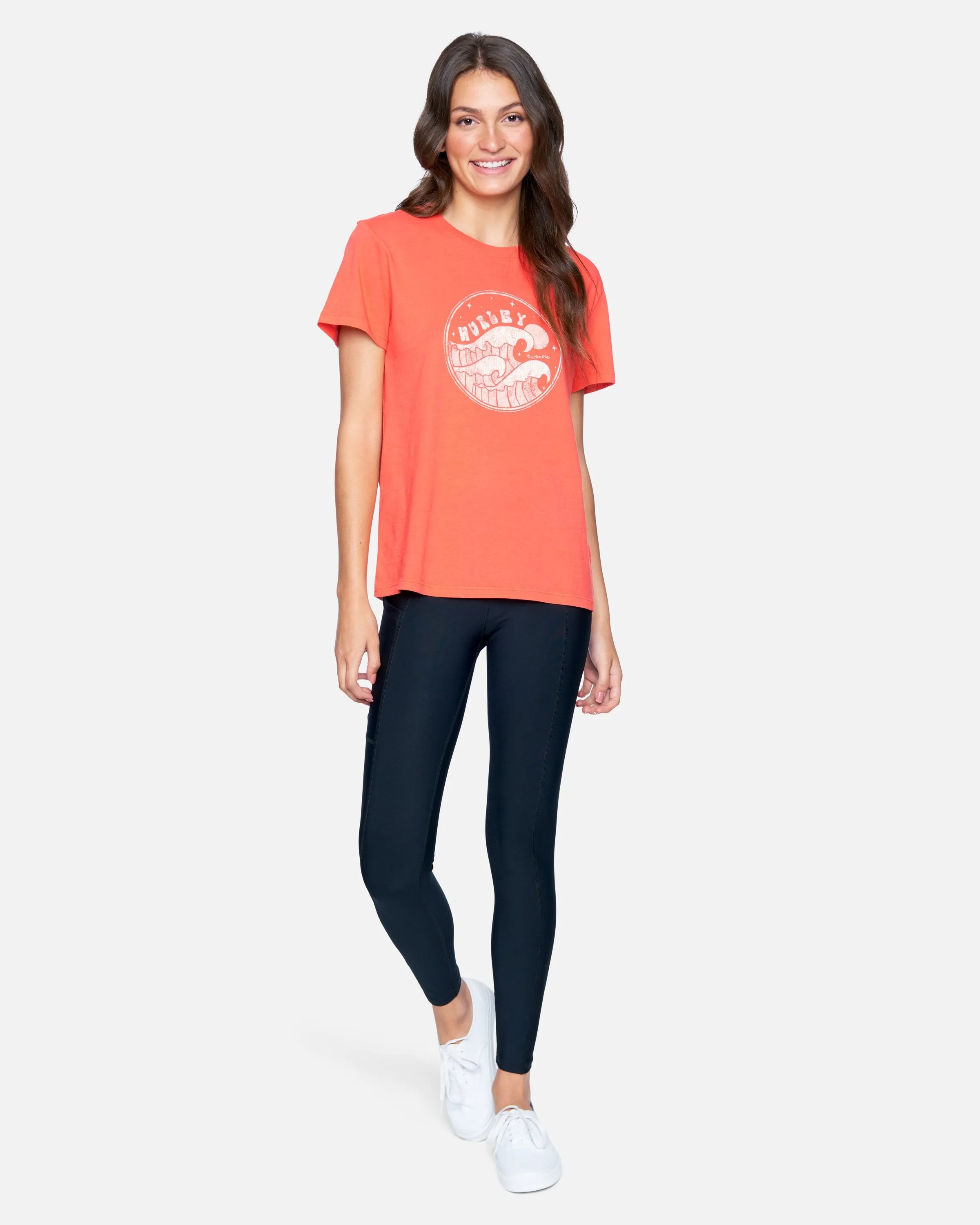Ocean Dreams Washed Relaxed Girlfriend Tee sold by Hurley product image thumbnail 4