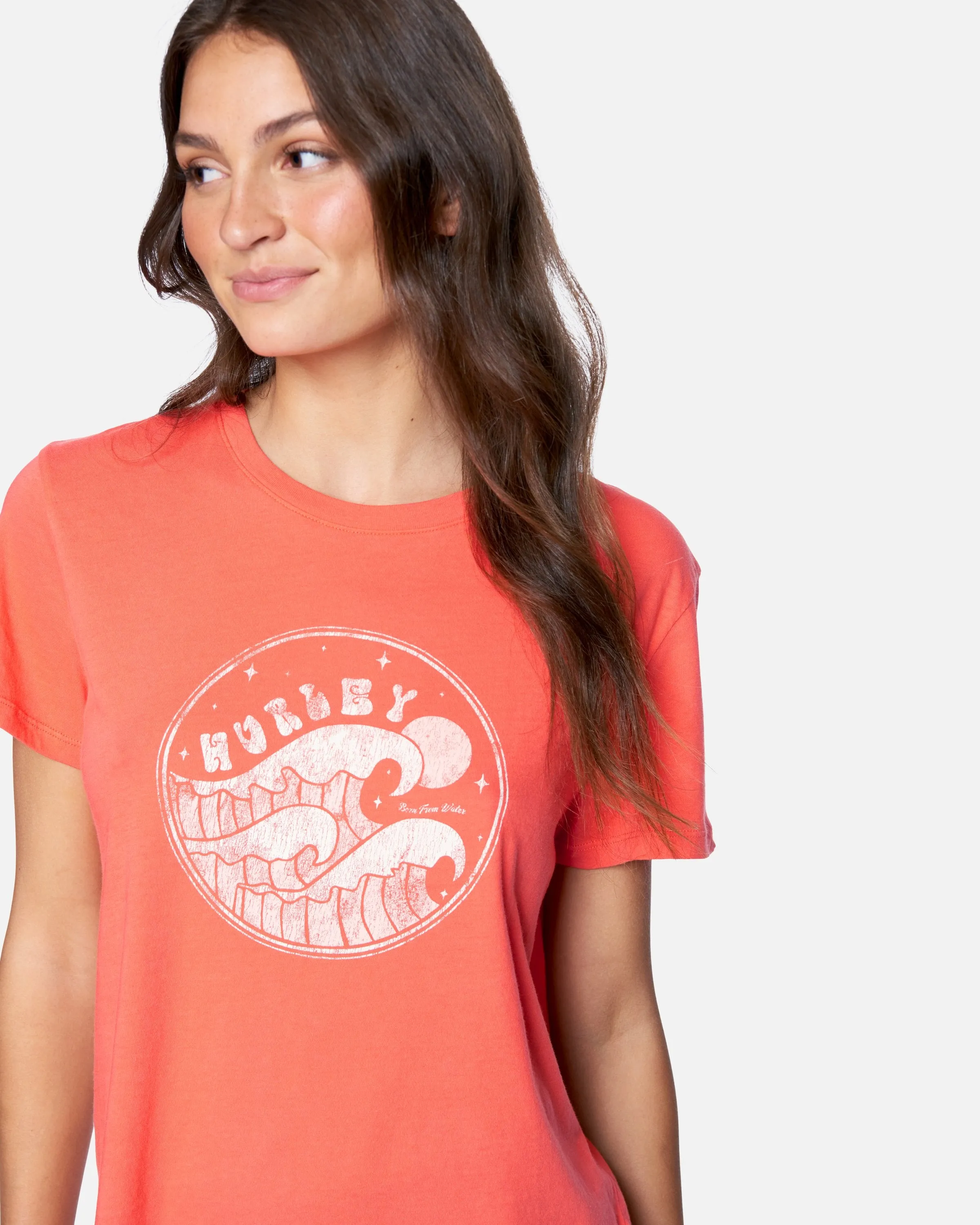 Ocean Dreams Washed Relaxed Girlfriend Tee sold by Hurley product image thumbnail 5