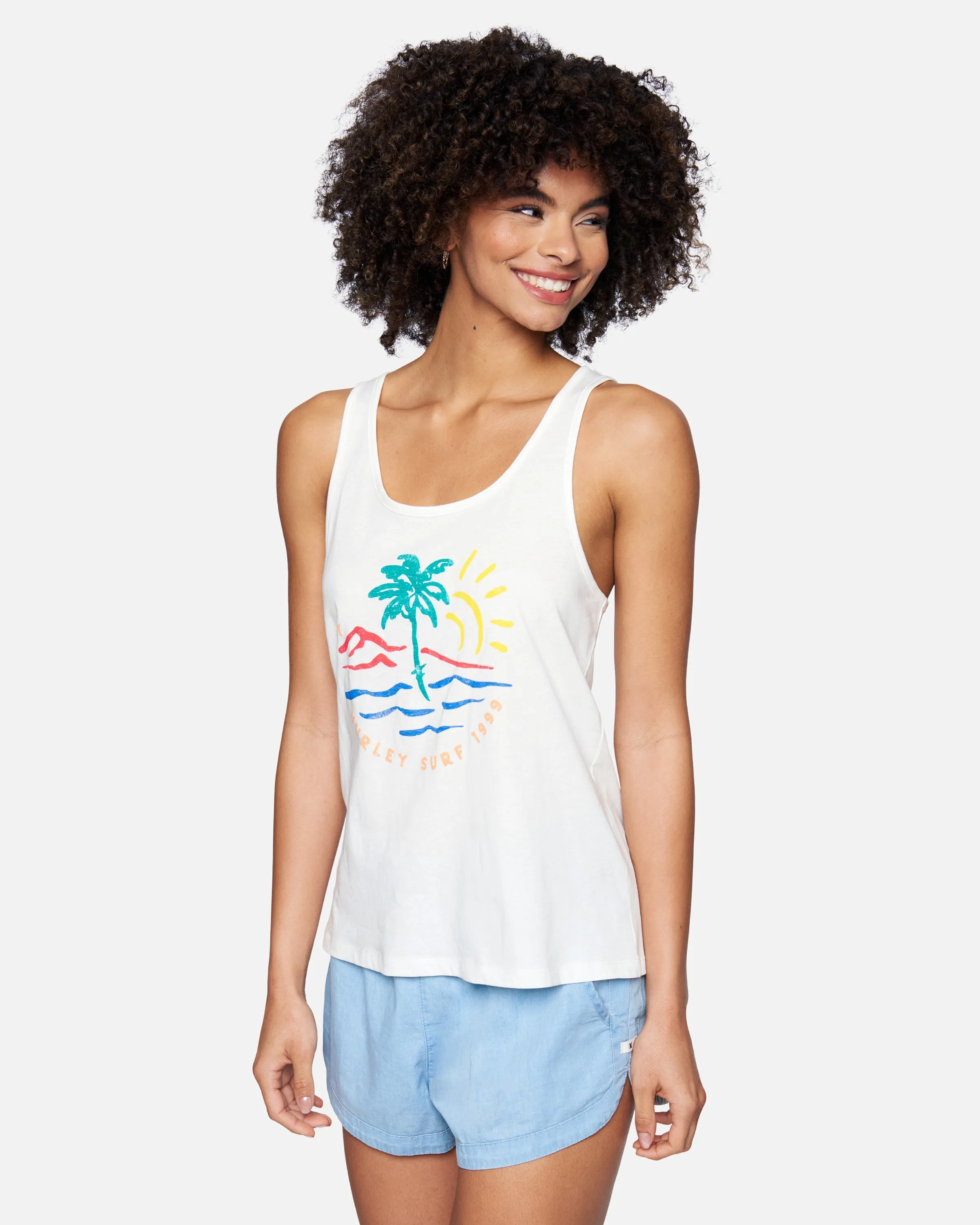 Casso Washed Racerback Tank sold by Hurley product image thumbnail 3