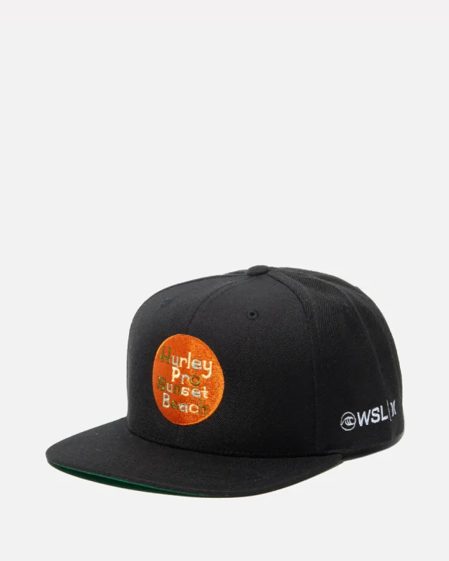 Hurley Pro Sunset Beach Snapback Hat sold by Hurley