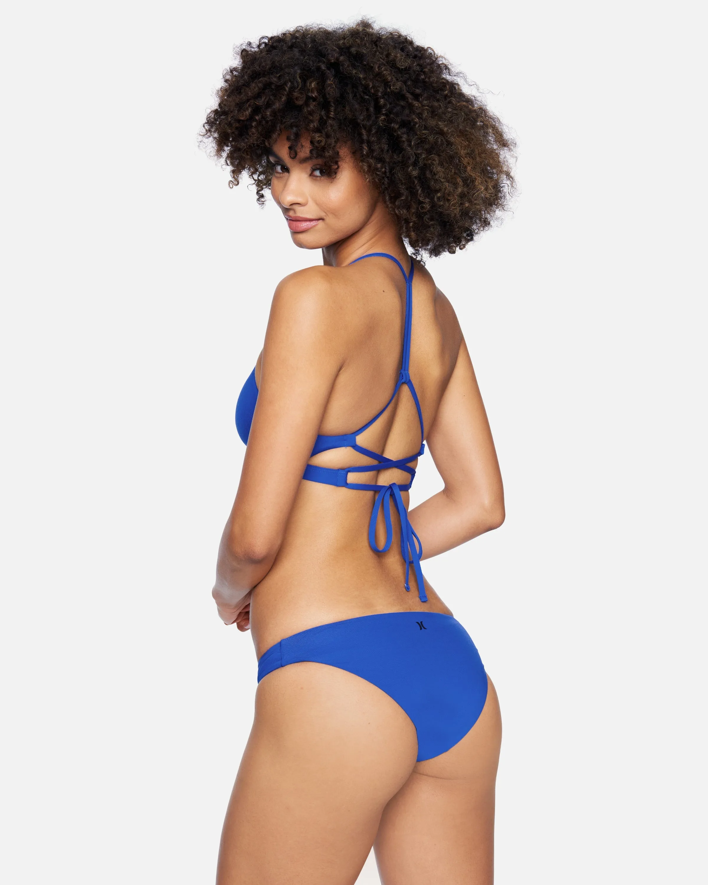 Solid Moderate Bikini Bottom sold by Hurley