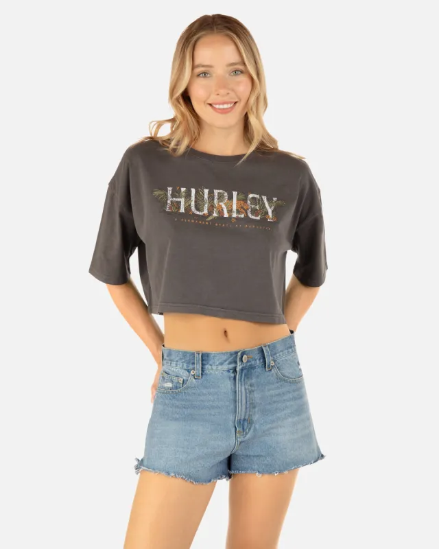 Jungleer Boyfriend Crop Tee sold by Hurley