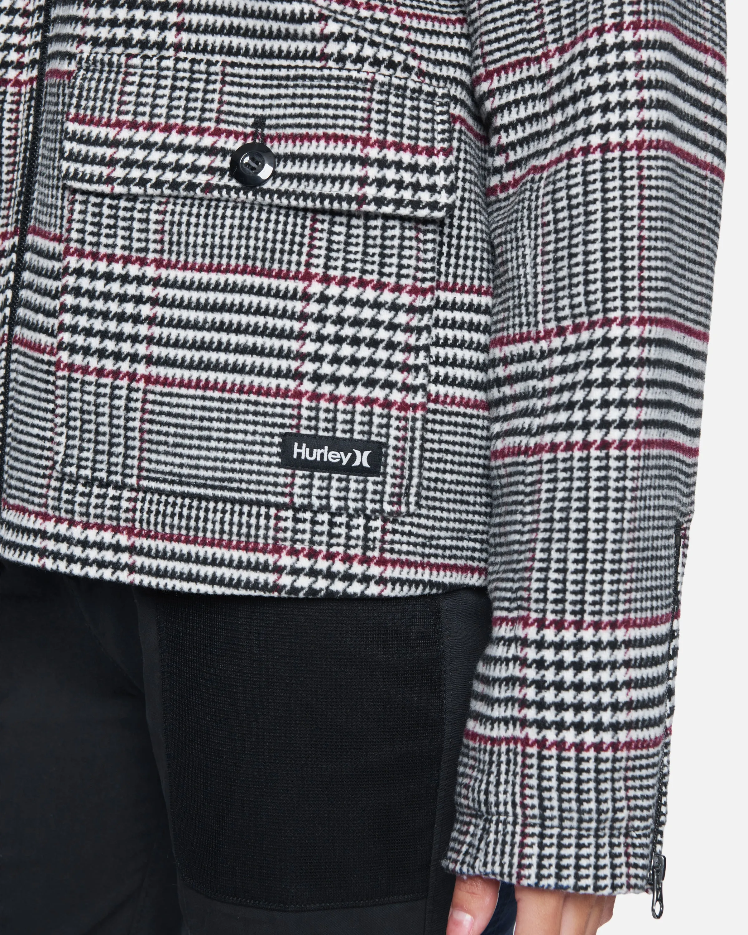 Plaid Jacket With Sherpa Collar sold by Hurley product image thumbnail 5