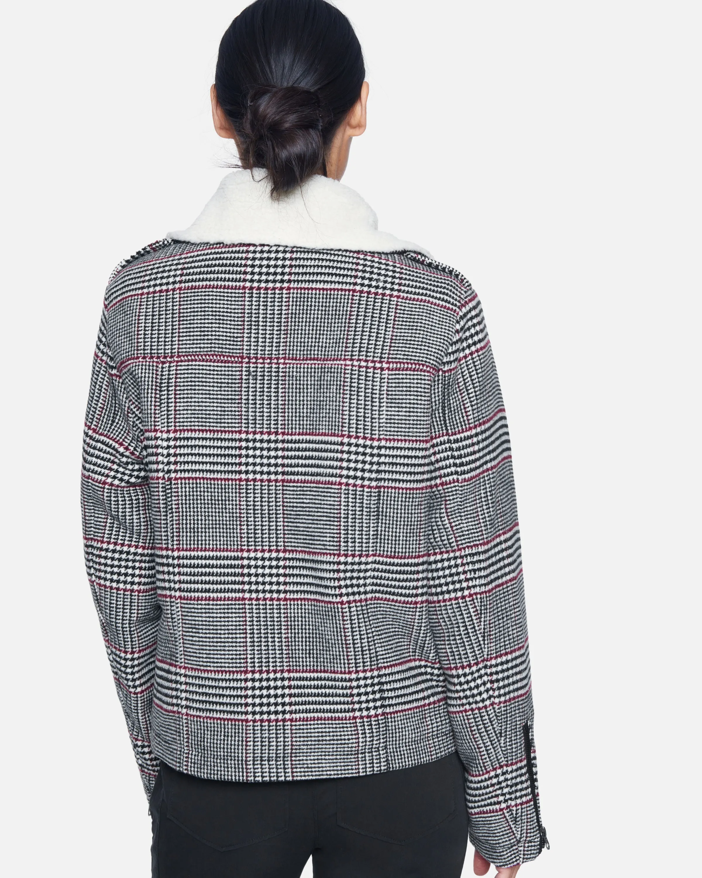 Plaid Jacket With Sherpa Collar sold by Hurley product image thumbnail 2