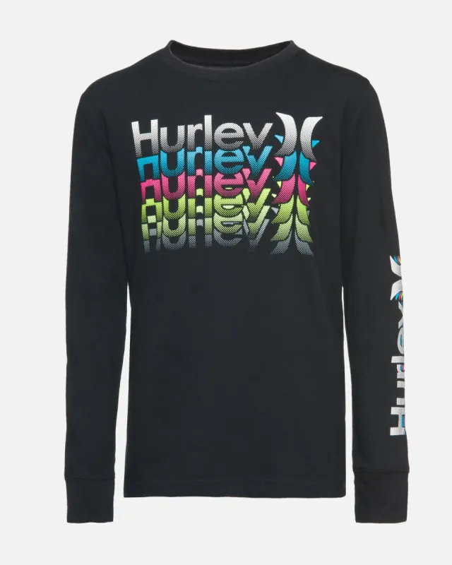 Boys' One & Only Stack Graphic Long Sleeve T-Shirt sold by Hurley