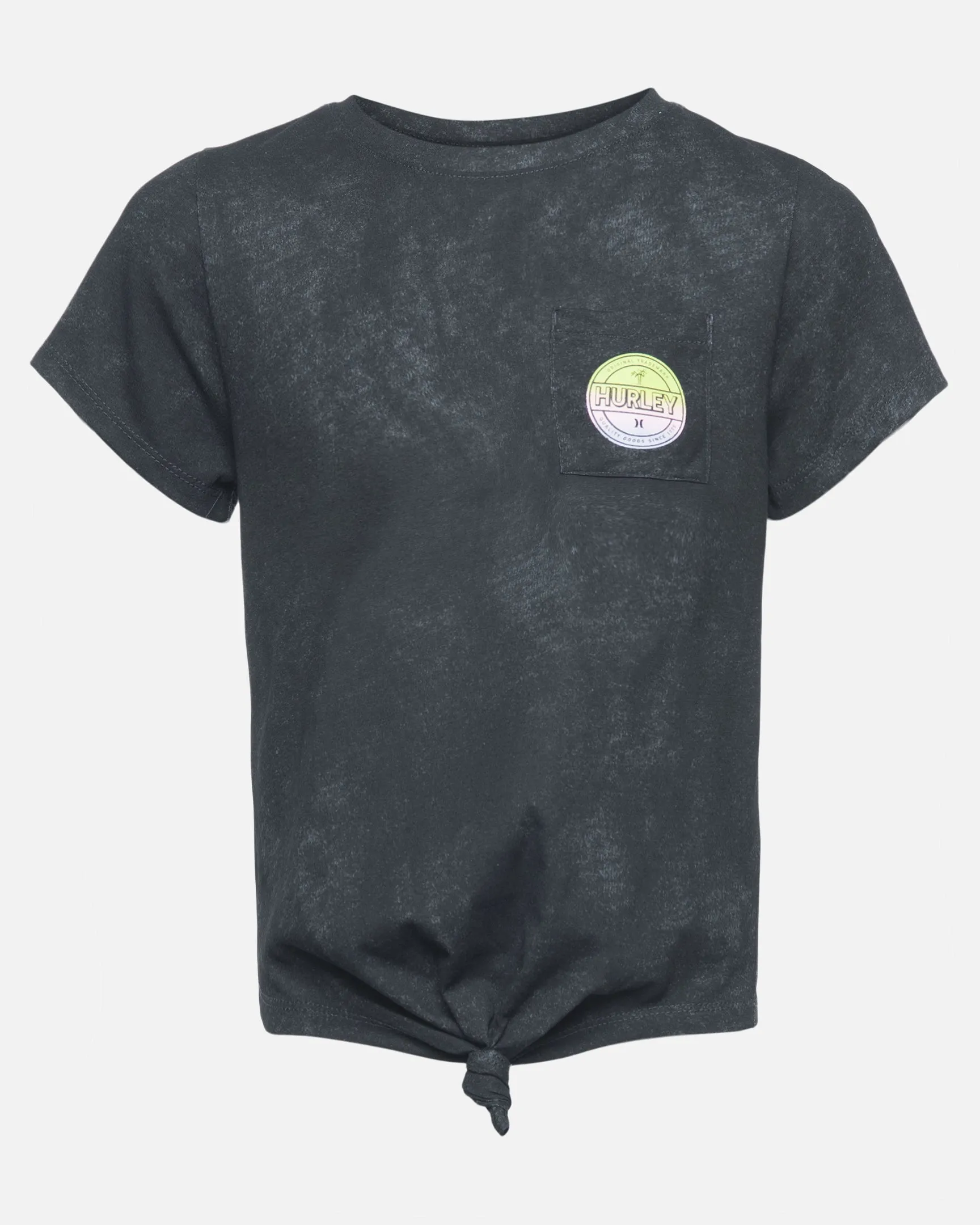 Girls' Tie Front Pocket T-Shirt sold by Hurley