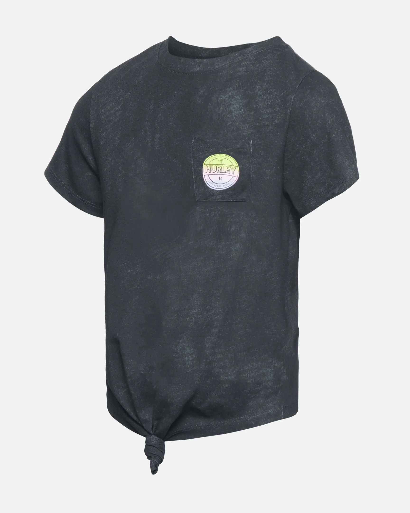 Girls' Tie Front Pocket T-Shirt sold by Hurley product image thumbnail 3