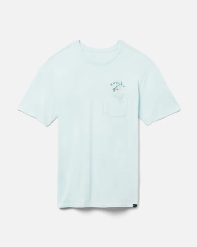 Everyday Washed King Fisher Pocket Short Sleeve T-Shirt sold by Hurley