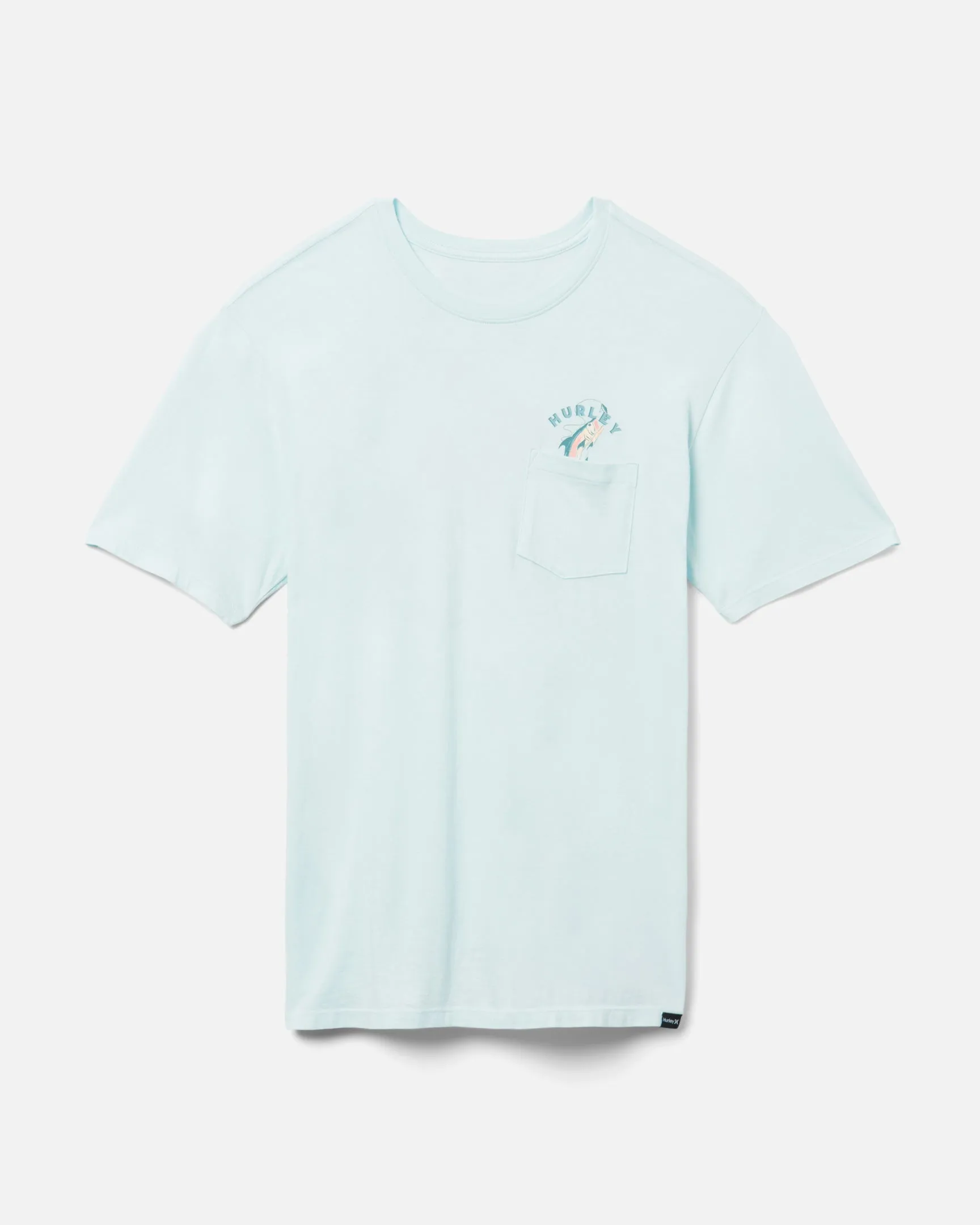 Everyday Washed King Fisher Pocket Short Sleeve T-Shirt sold by Hurley