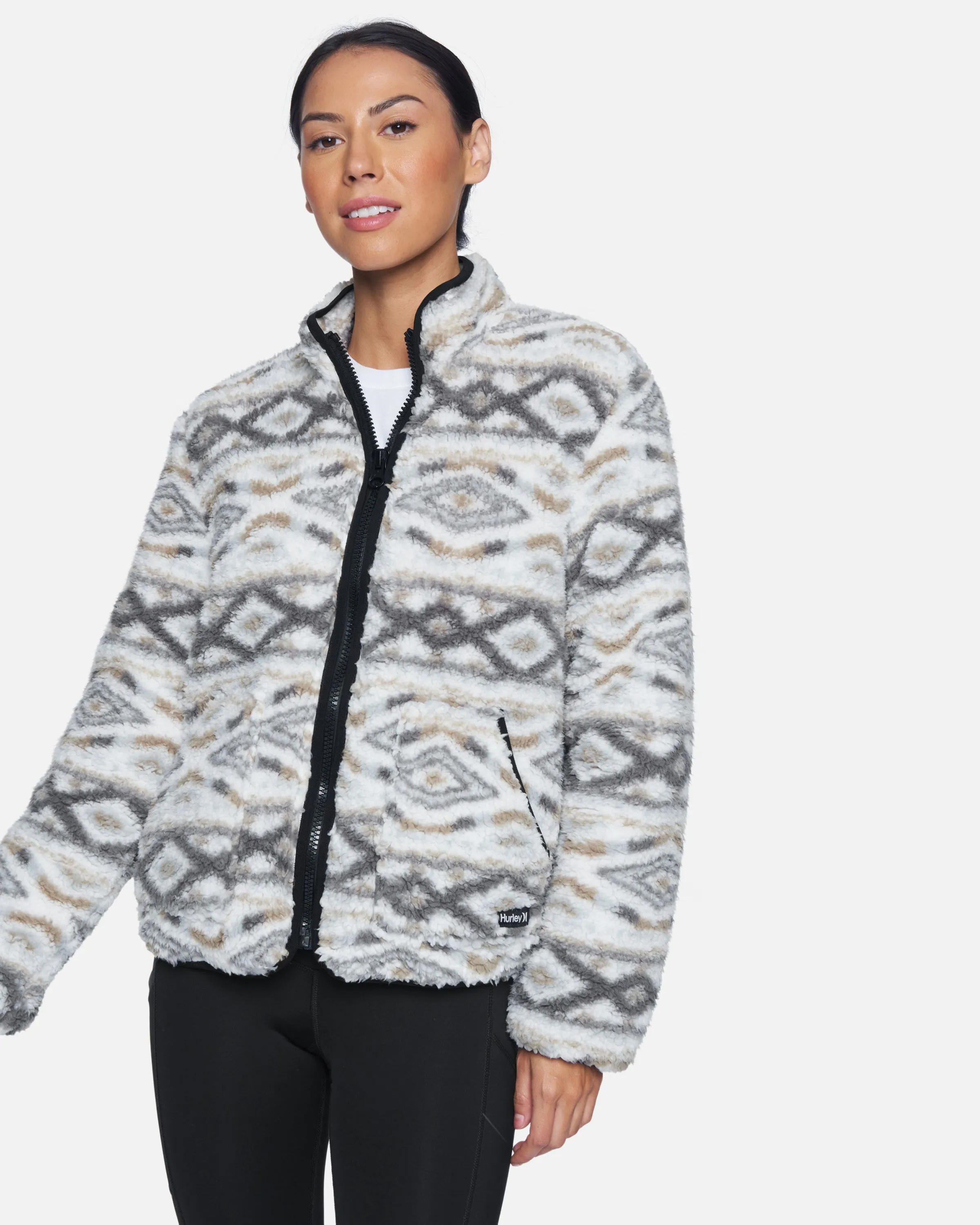 Printed Full Zip Sherpa Jacket sold by Hurley