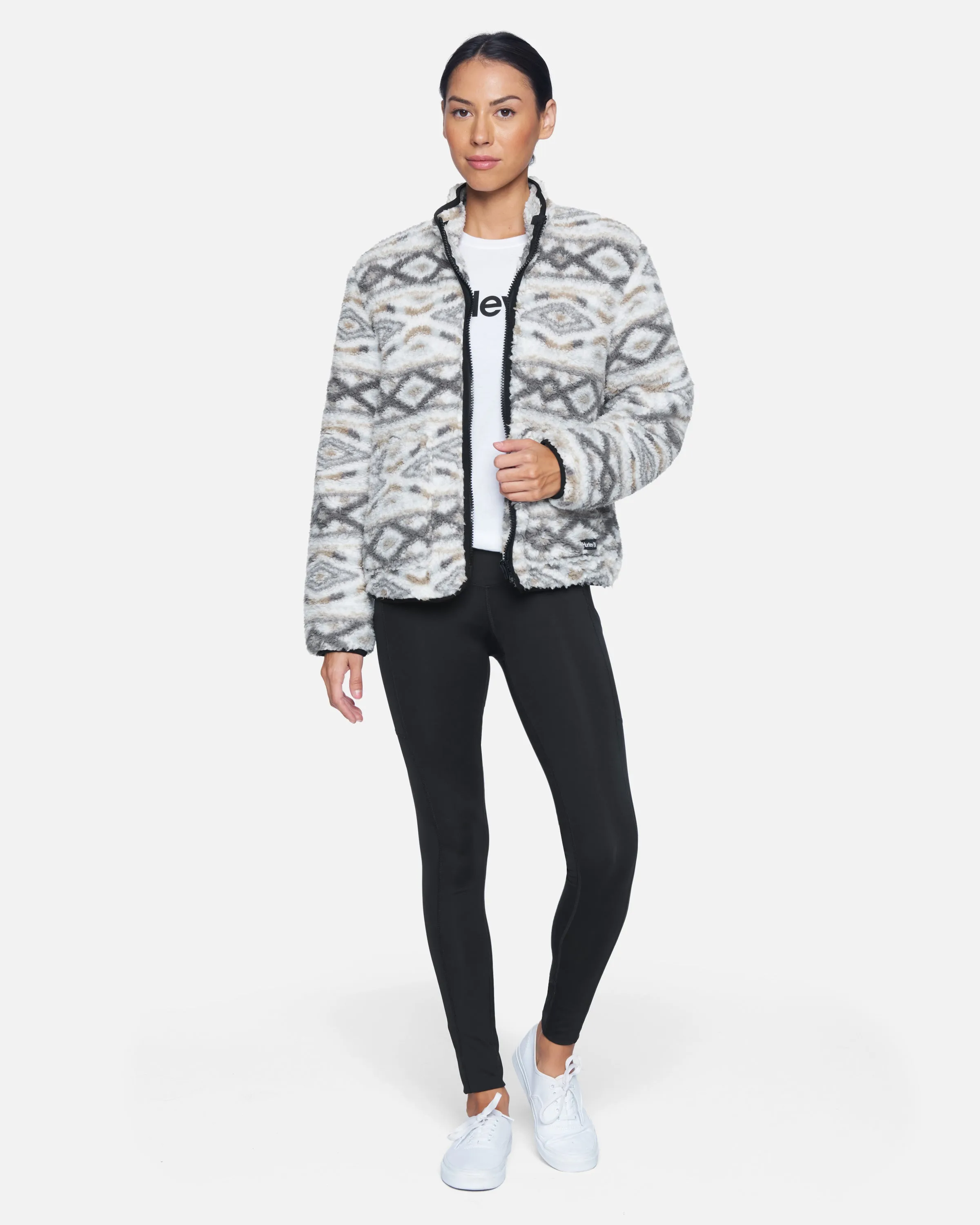Printed Full Zip Sherpa Jacket sold by Hurley product image thumbnail 4