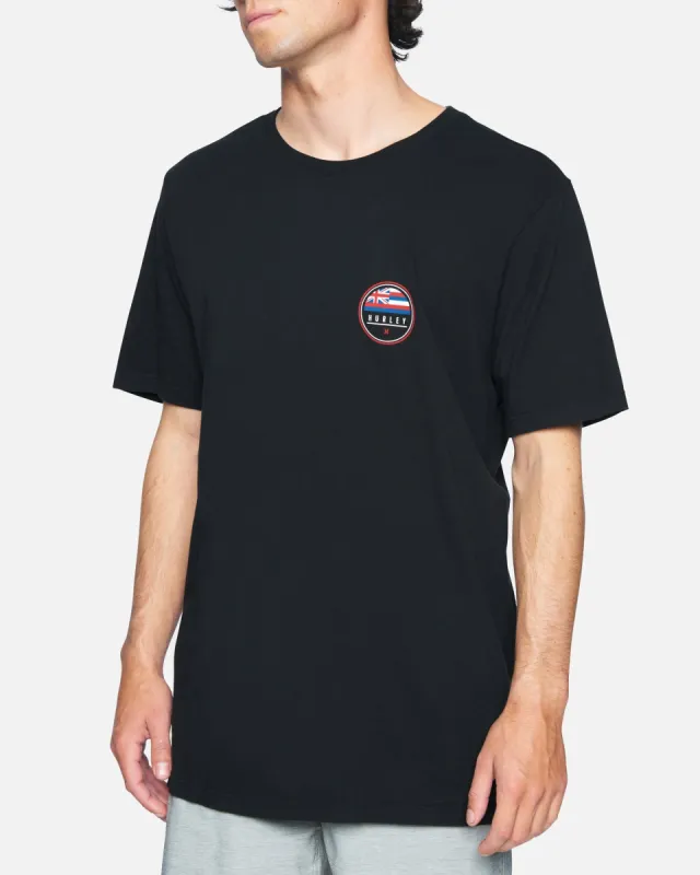 Everyday Washed Destination Hawaii Flag Short Sleeve T-Shirt sold by Hurley