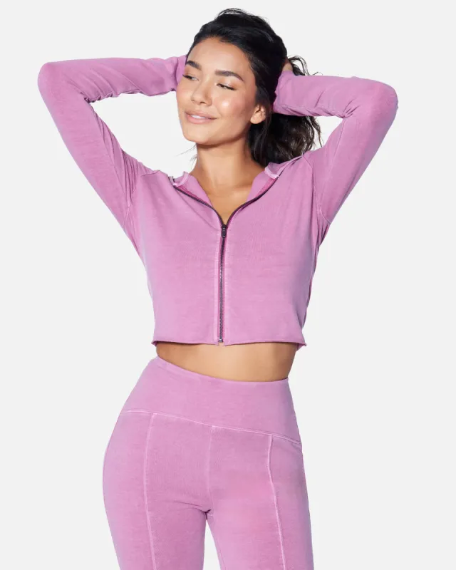 ESSENTIAL ZIP UP CROPPED HOODIE made by Hurley