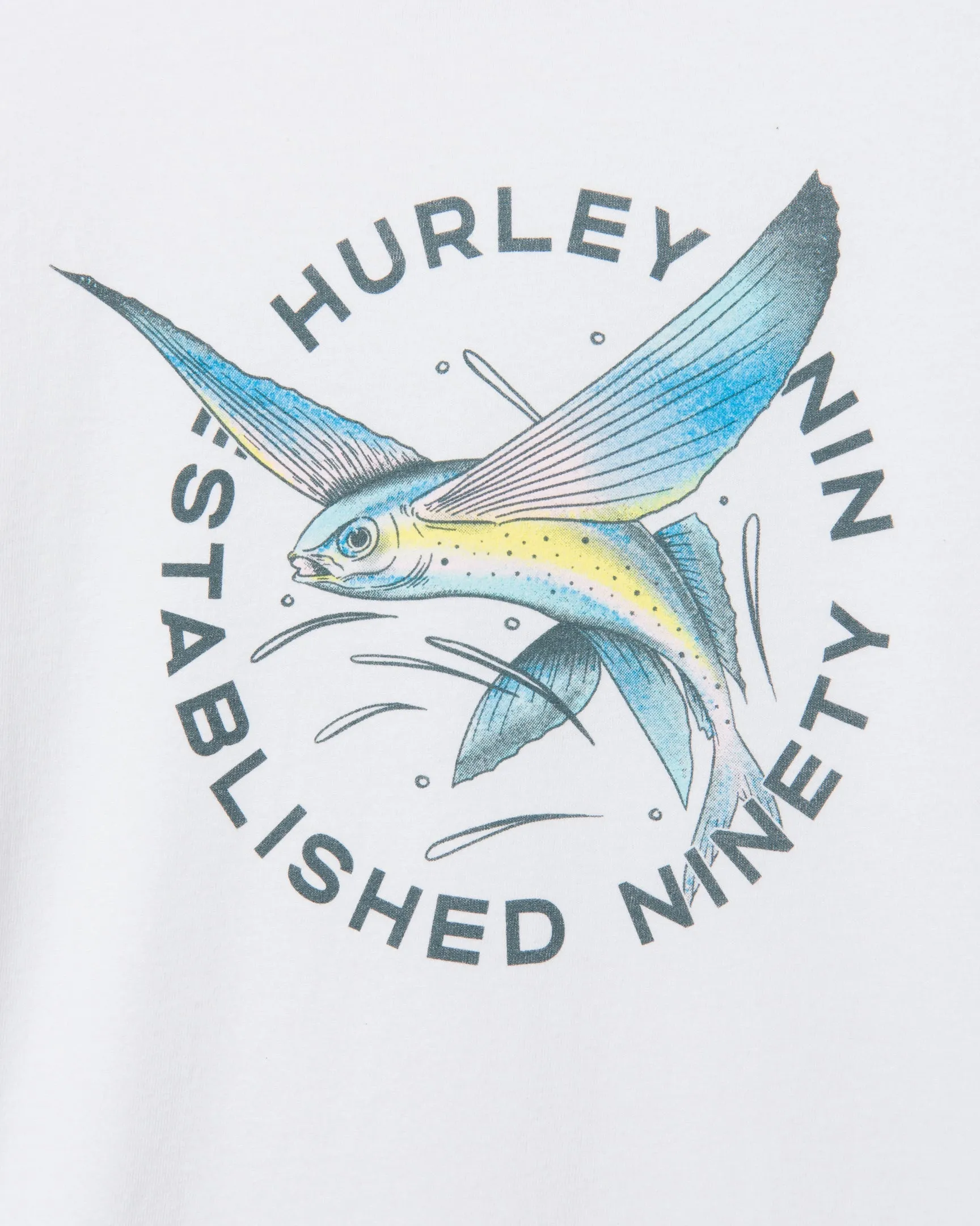 Everyday Washed Flying Fish Short Sleeve T-Shirt sold by Hurley product image thumbnail 3