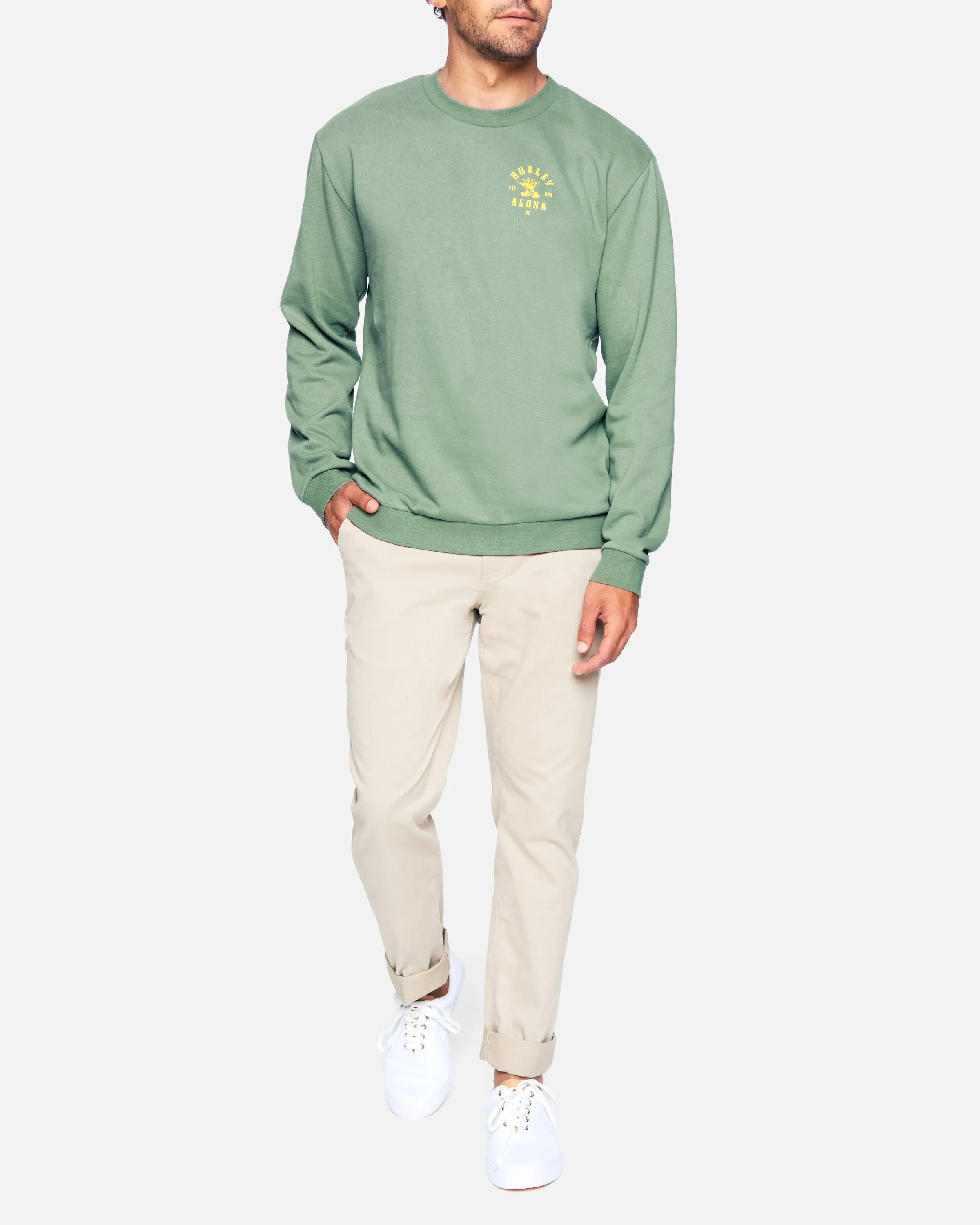 Lazy Days Light Fleece Crewneck sold by Hurley product image thumbnail 4