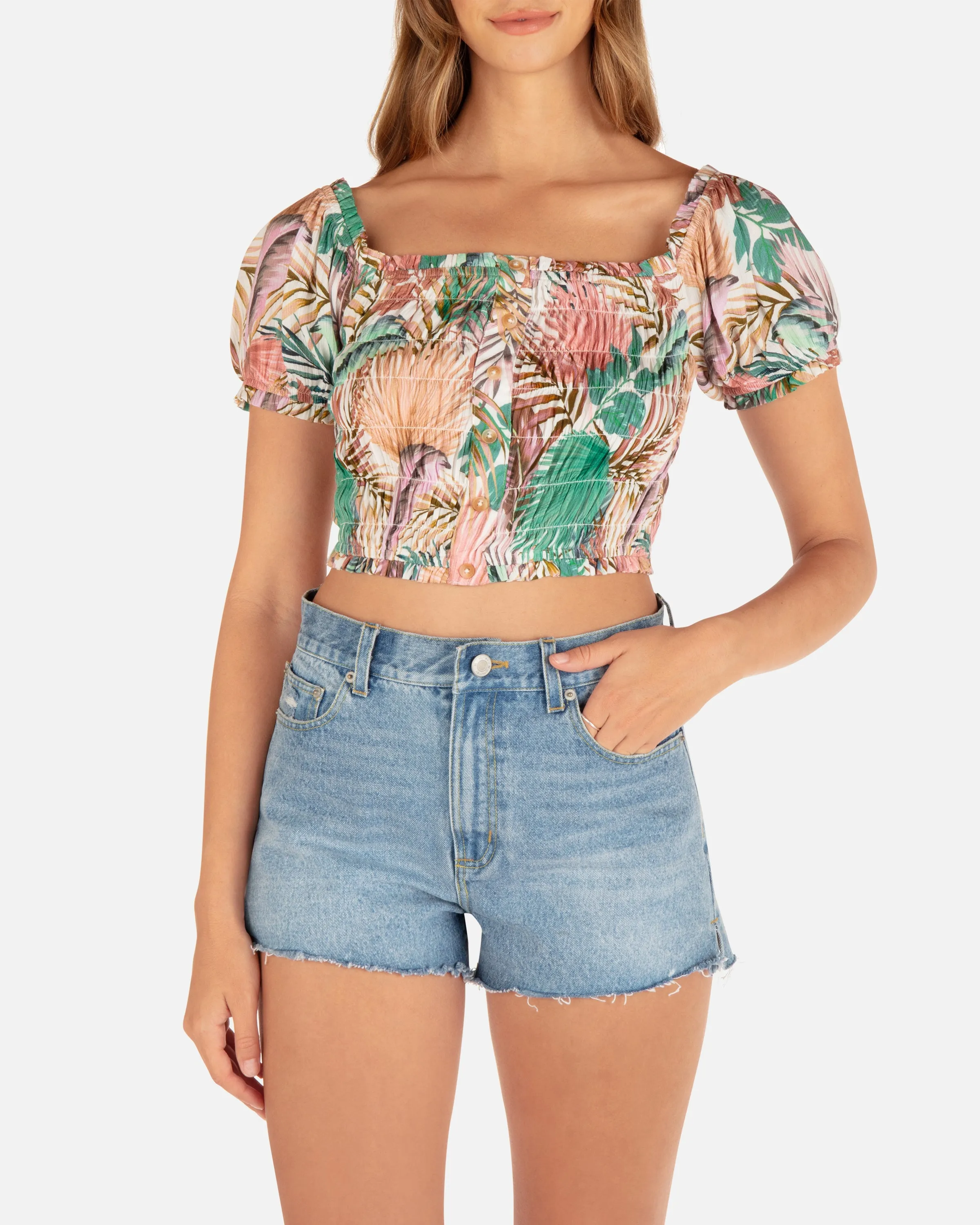 Palmetto Sunset Top sold by Hurley