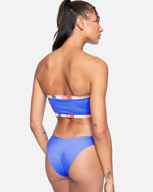 Retro Block V Front Cheeky Bikini Bottom sold by Hurley