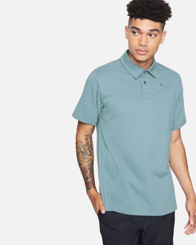 H2O-DRI Harvey Solid Polo Short Sleeve Shirt sold by Hurley