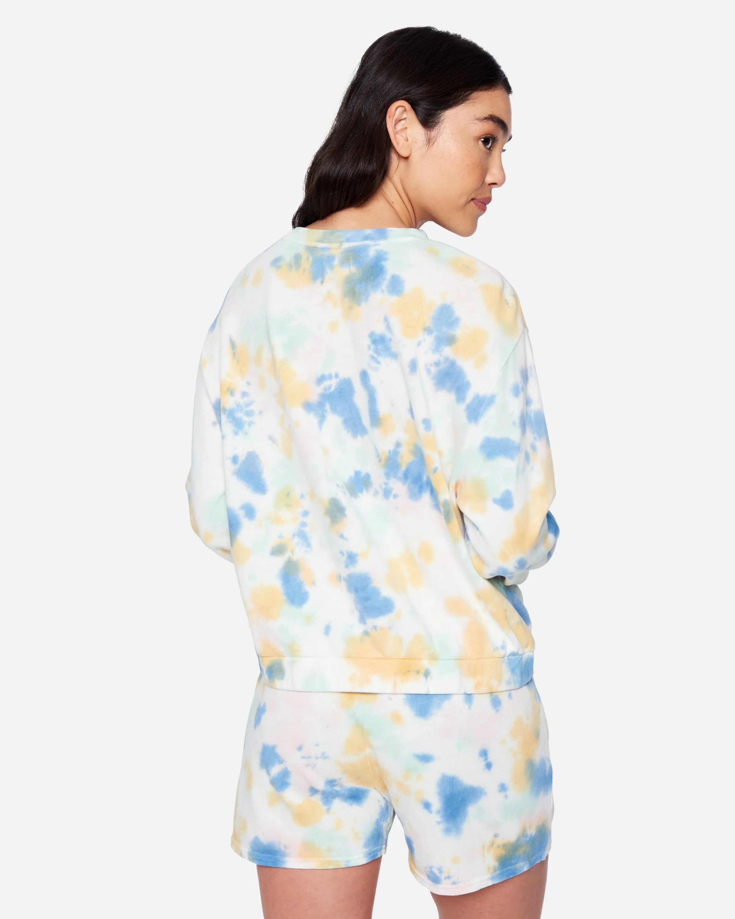 Raya Tie Dye Cropped Crew Sweatshirt sold by Hurley product image thumbnail 2