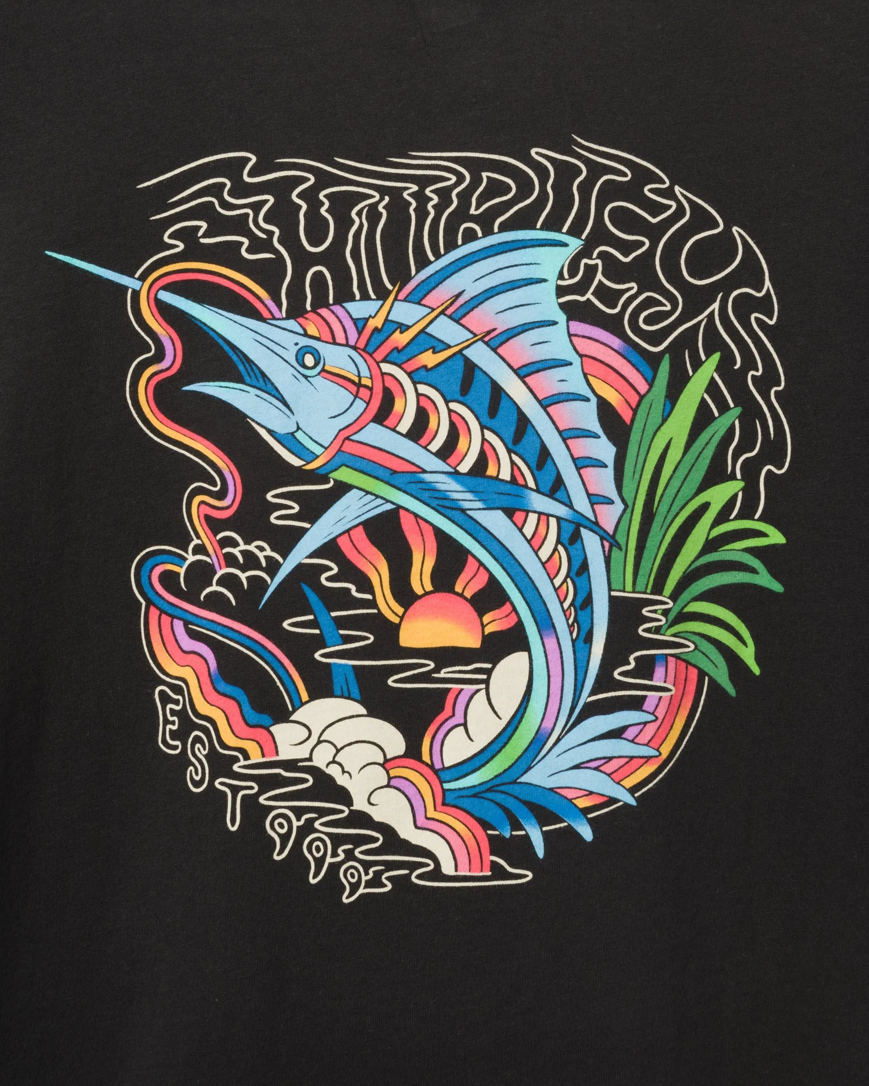 Everday Washed Trippy Fish Short Sleeve T-Shirt sold by Hurley product image thumbnail 3