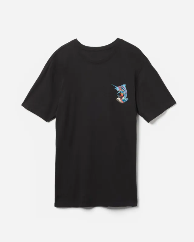 Everday Washed Trippy Fish Short Sleeve T-Shirt sold by Hurley