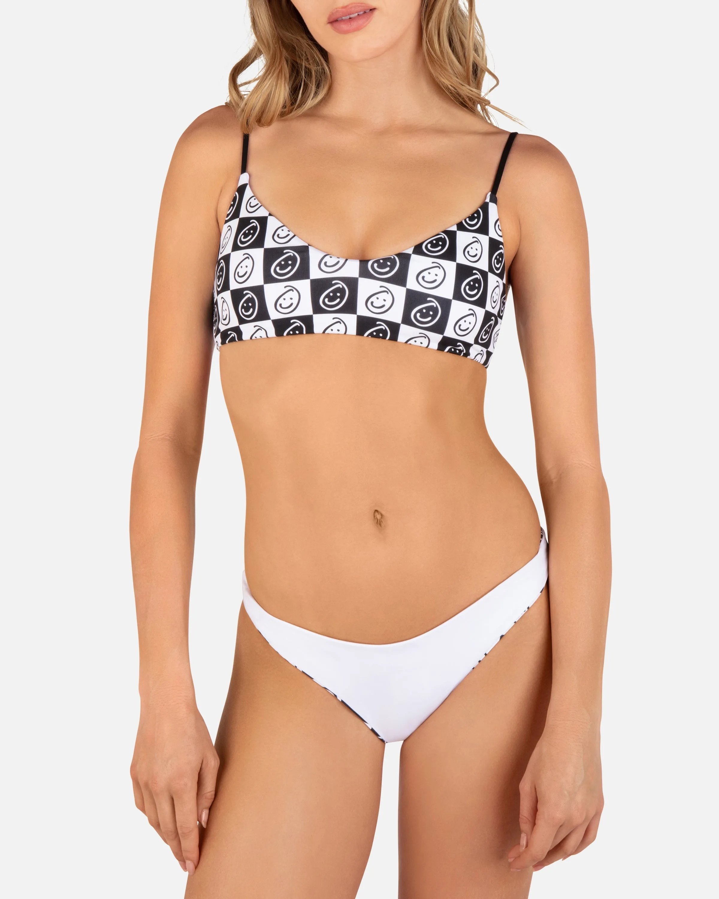 Smiley Check Reversible Scoop Bottom sold by Hurley product image thumbnail 4