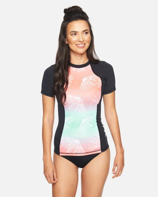 One and Only Sig Zane Wailehua Short Sleeve Rashguard sold by Hurley