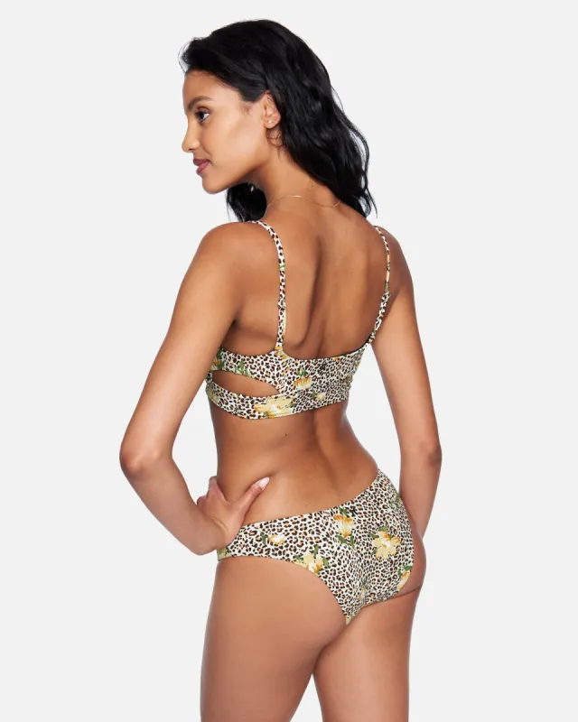 Jungle Cat Cheeky French Bikini Bottom sold by Hurley