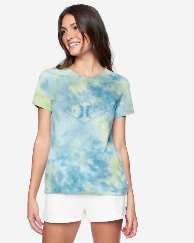 Honey Dew Tie Dye Classic Crew Tee sold by Hurley