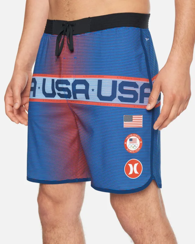 Phantom Hyperweave Max USA Boardshorts 18" sold by Hurley